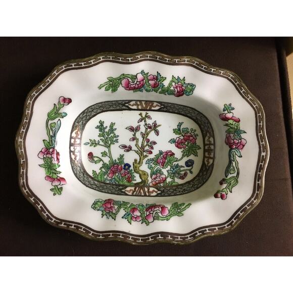 Coalport Other - VINTAGE Coalport CHINA Indian Tree Pattern SET OF THREE Oval VEGETABLE Dishes